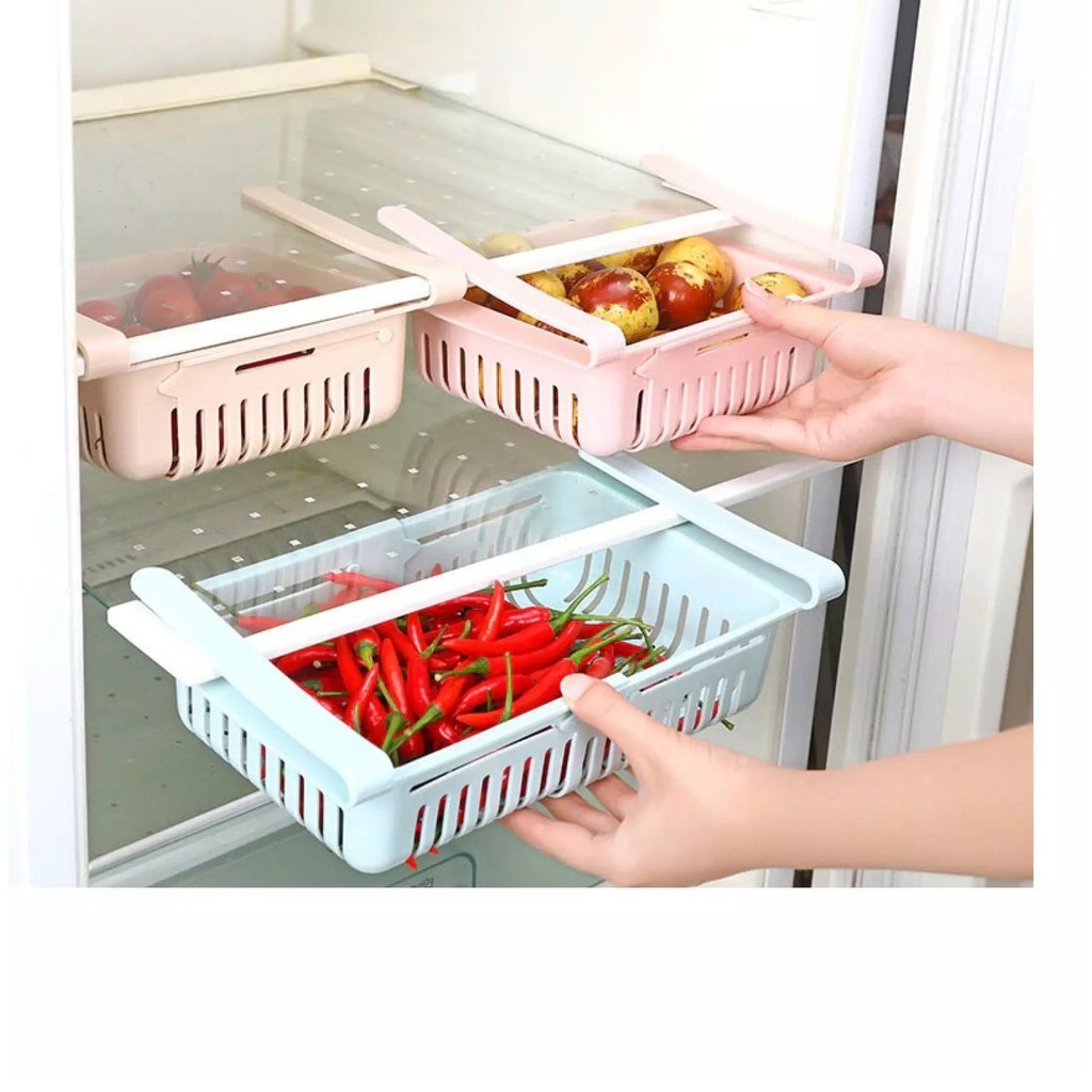 SKT Kim Kitchen Fridge Freezer Space Saver Organizer | Shopee Philippines