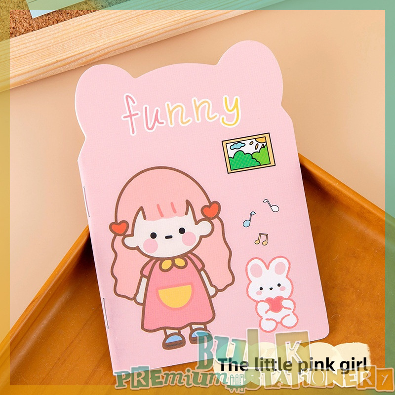 Cartoonish, high-appearancy-level, irregular-shaped small notebook for ...