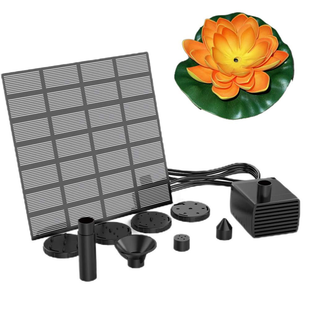 [mmisen.ph] Lotus Solar Fountain Solar Powered Water Fountain Pump