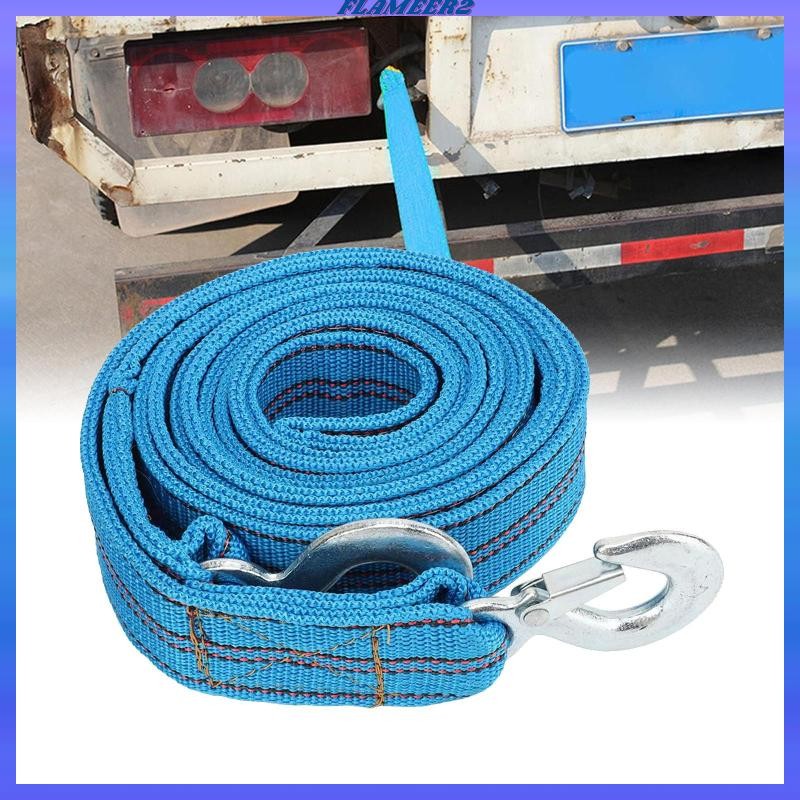 [Flameer2] Heavy Duty Tow Strap Heavy Duty Recovery Rope for Trucks