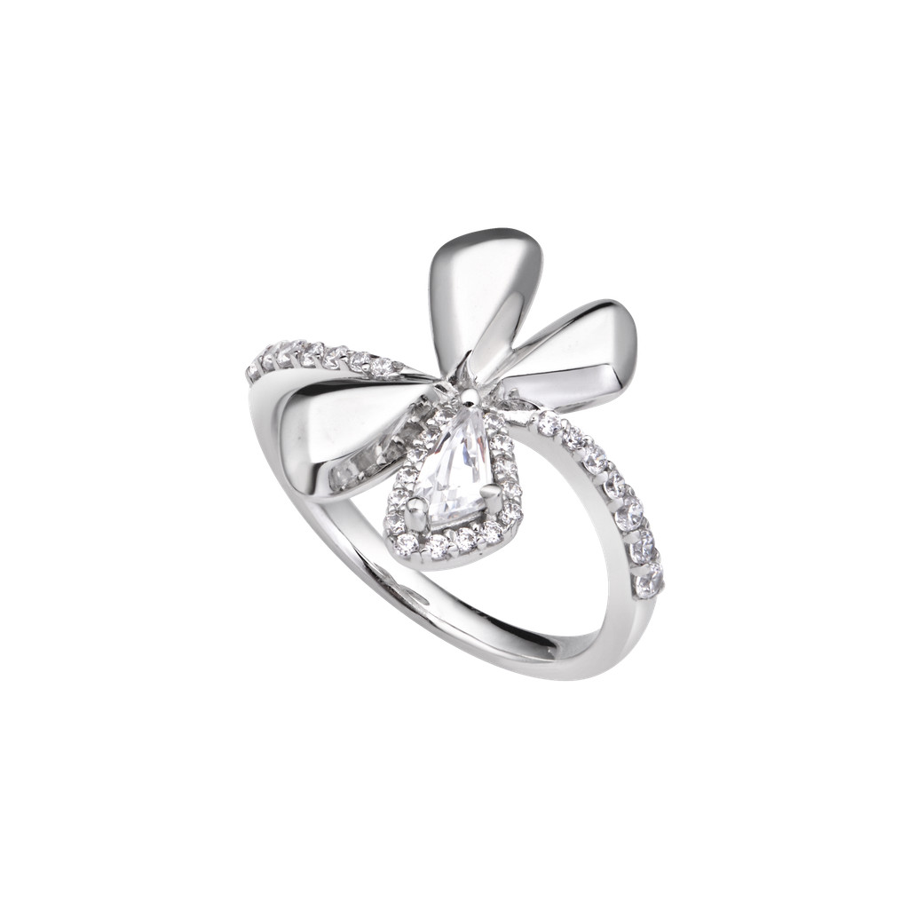 Silver ring with stone STYLE by PNJ DNA XMXMW000020 | Shopee Philippines