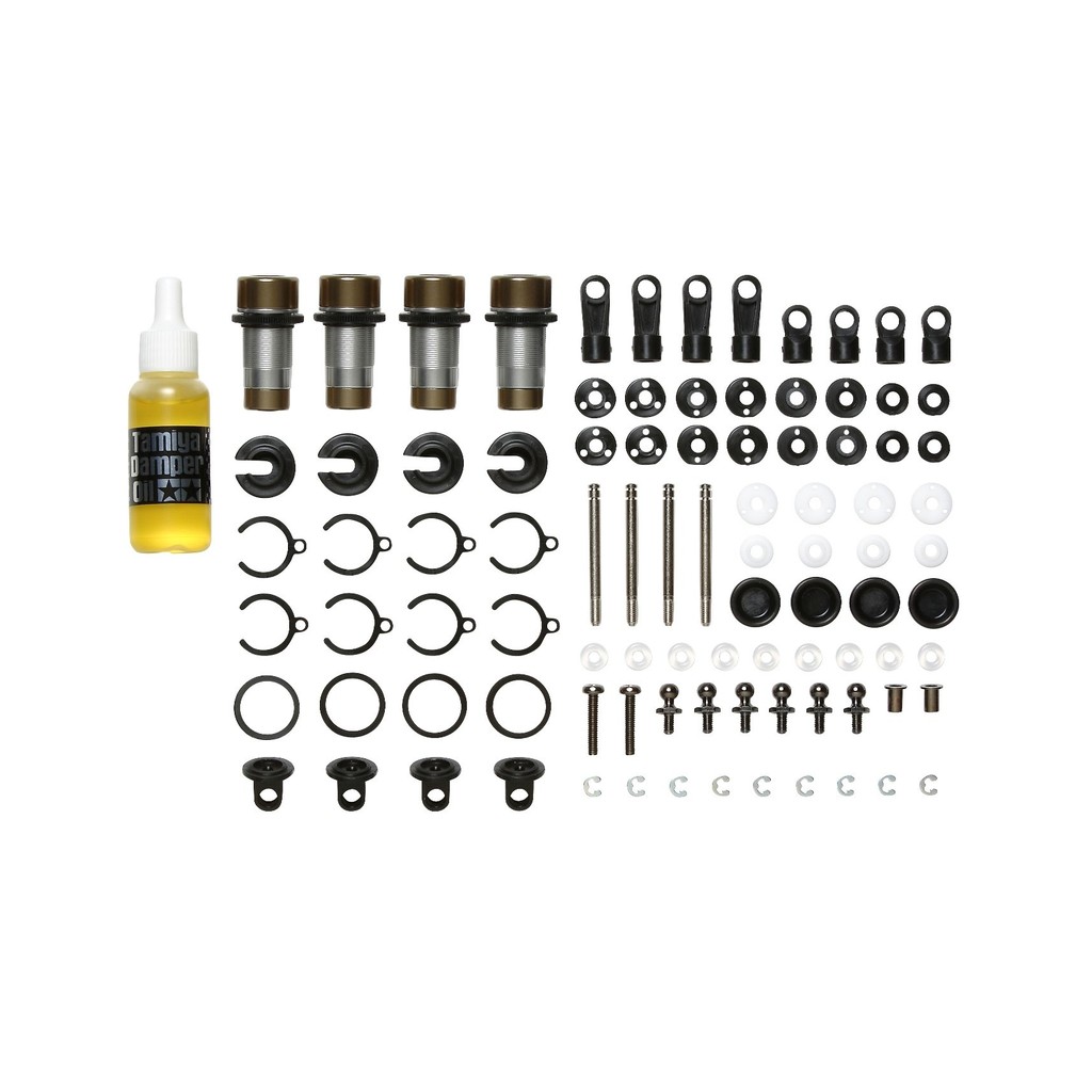 Tamiya Hop-Up Options OP.1666 - Set Di Molle Cilindriche Per CC-01 | Morbide, Medie, Dure - 2