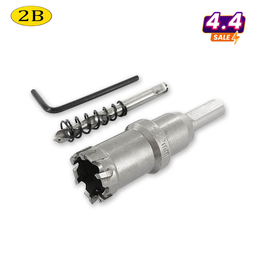 2B Drill Bit Hole Saw Cutter 22mm HS22 | Shopee Philippines