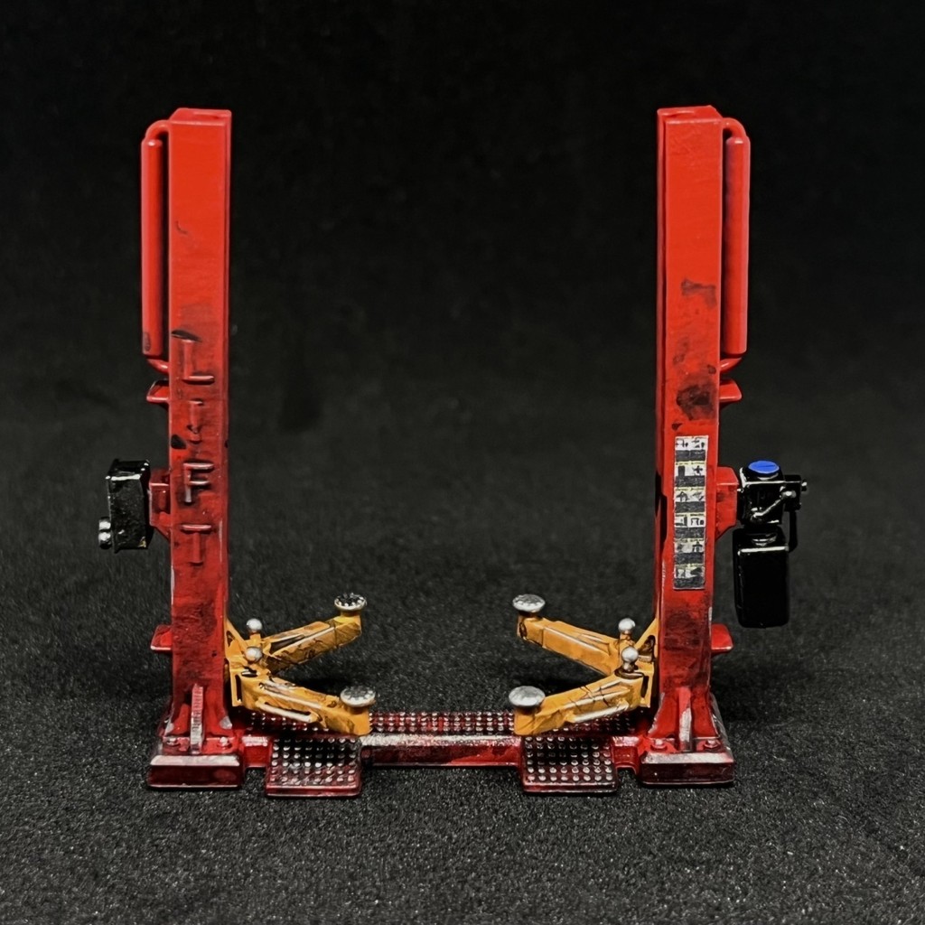 1:64Model Car Kit+Lift Scene Suit｜Car Model Sand Table Decorative ...