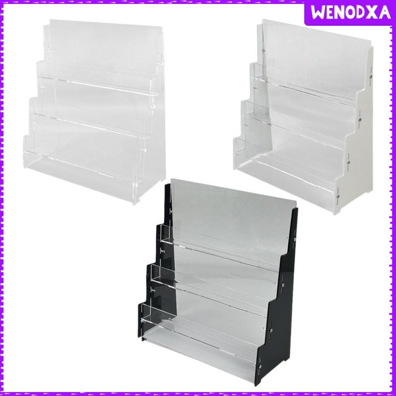 [Wenodxa] Cards Display Shelf Storage Acrylic Shelves for Desktop ...