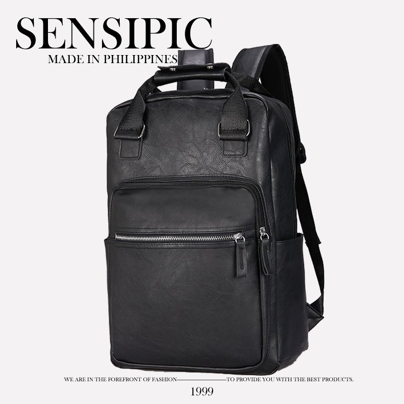 beautiful faux leather backpack Cafe Harlequin Vegan Leather Backpack