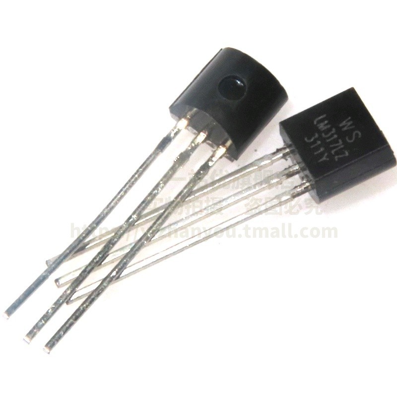 LM317LZ LM317 in-line TO-92 three-terminal adjustable voltage regulator ...