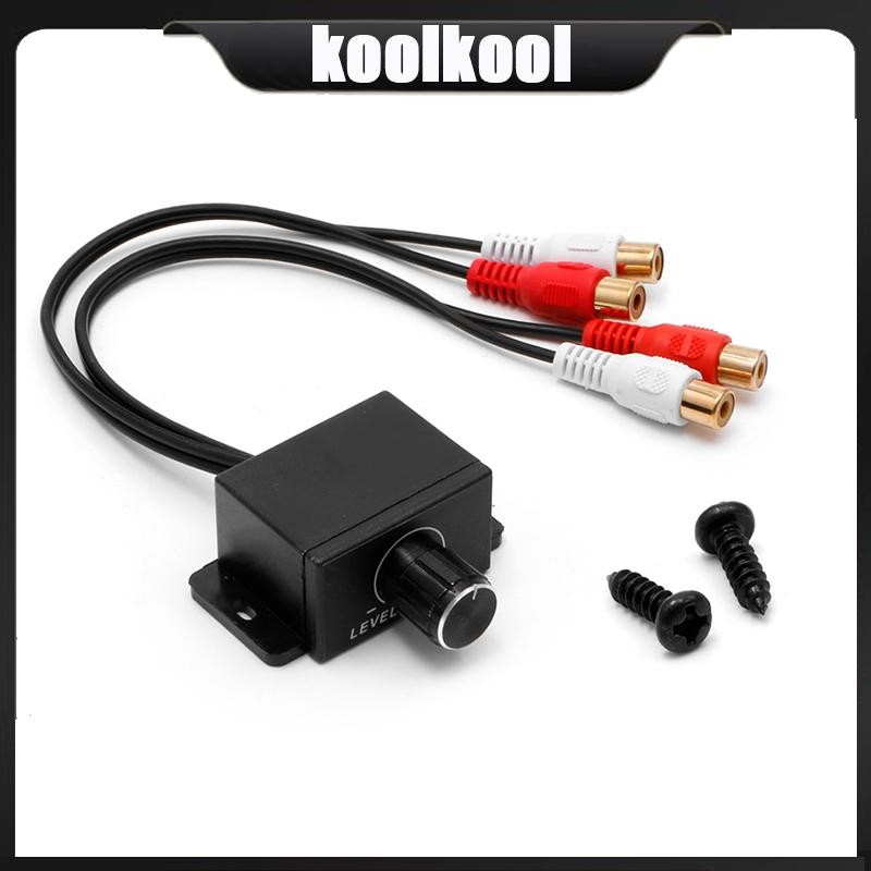 kool Auto Car Speaker Car Amplifier Bass RCA Level Remote Volume ...