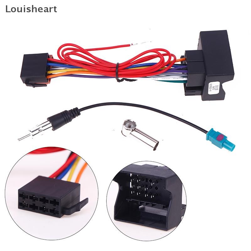 Lhph Set Auto Diy Accessories Car Stereo Fm Audio Iso Wiring Harness Cable Radio Antenna Wire