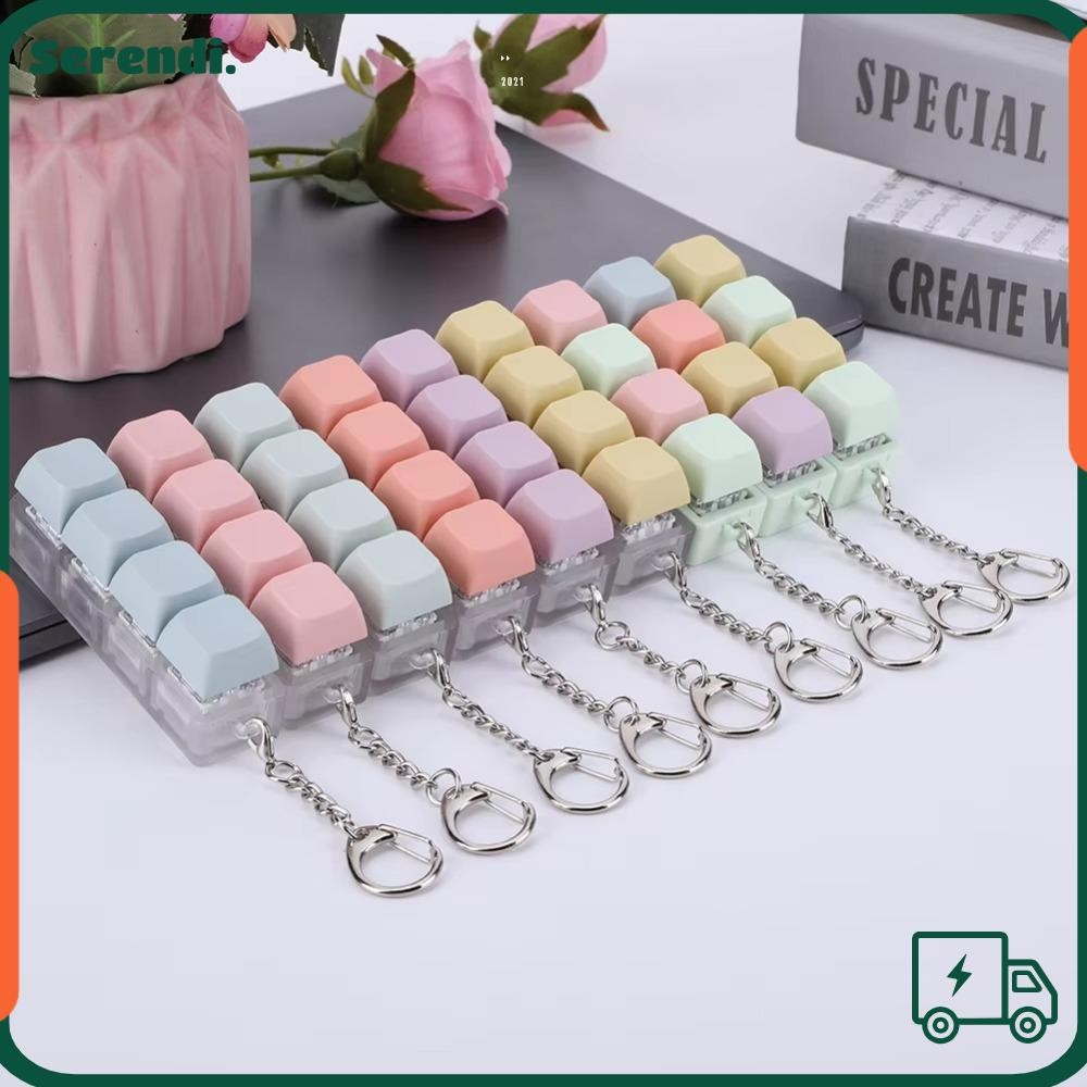 SERENDI Keycap Pinch Toy, 4Keys Finger Keyboard Button Keycap, Relief ...