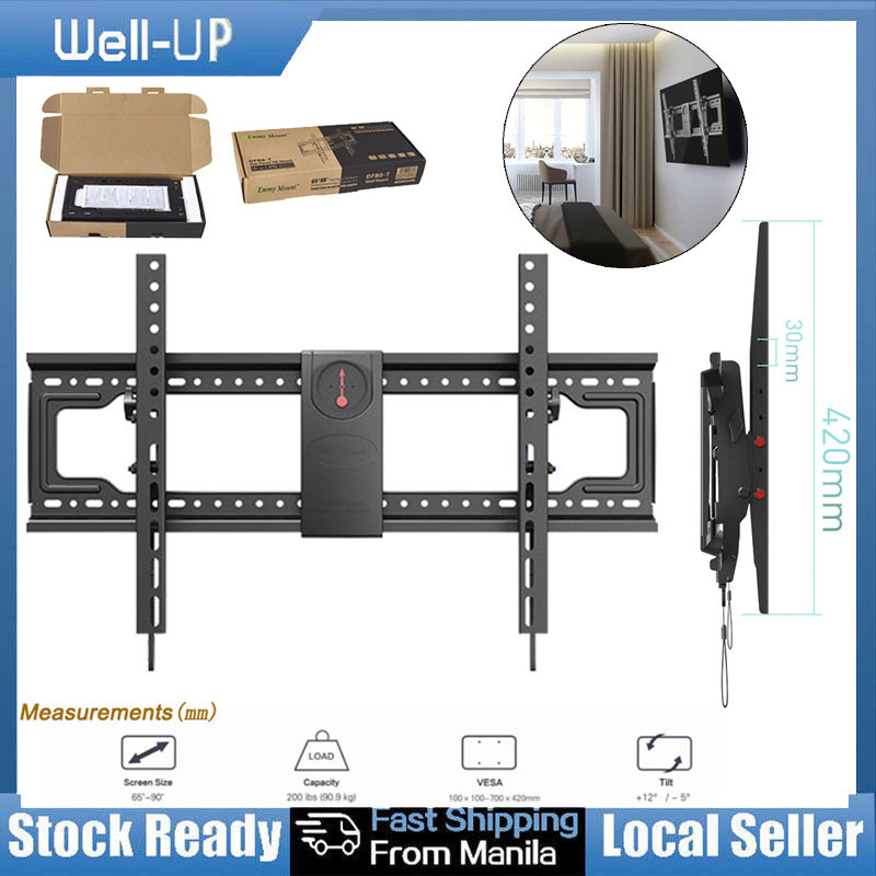 TV Rack Mount Height Adjustable LED TV Rack Mount Cold Rolled Steel