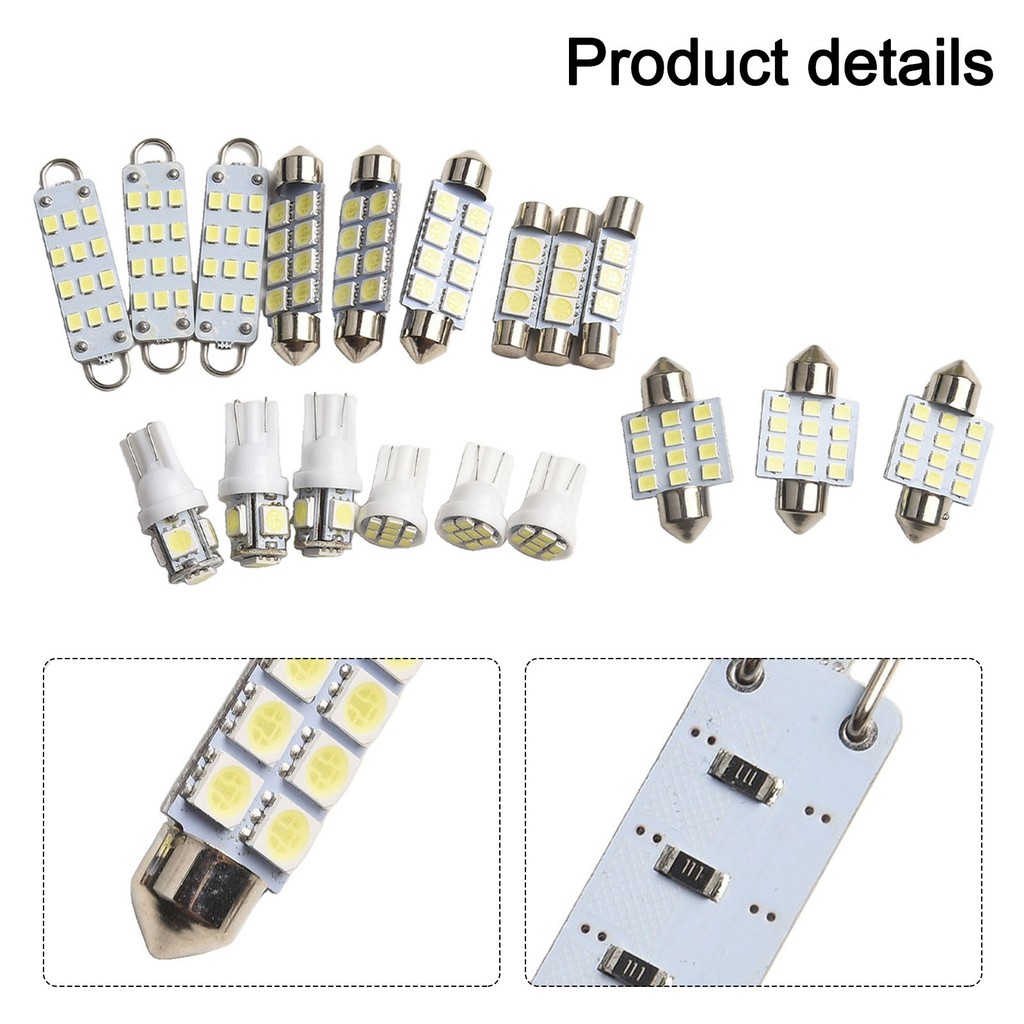 ABL Pair Purple 12-SMD LED Panel High Power Lights Interior Map/Dome/Door Light
