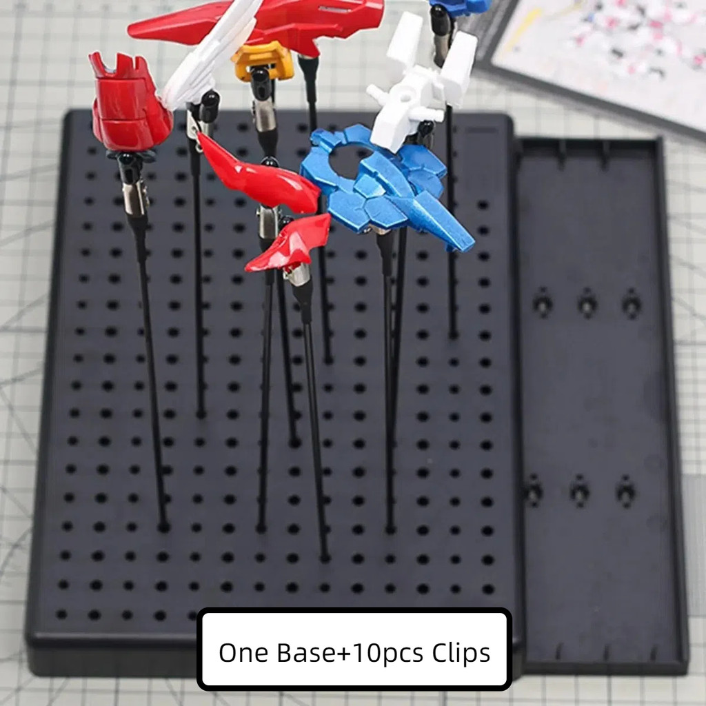 Model Painting 10pcs Alligator Clips with Storage Base 2.2mm 3.2mm ...