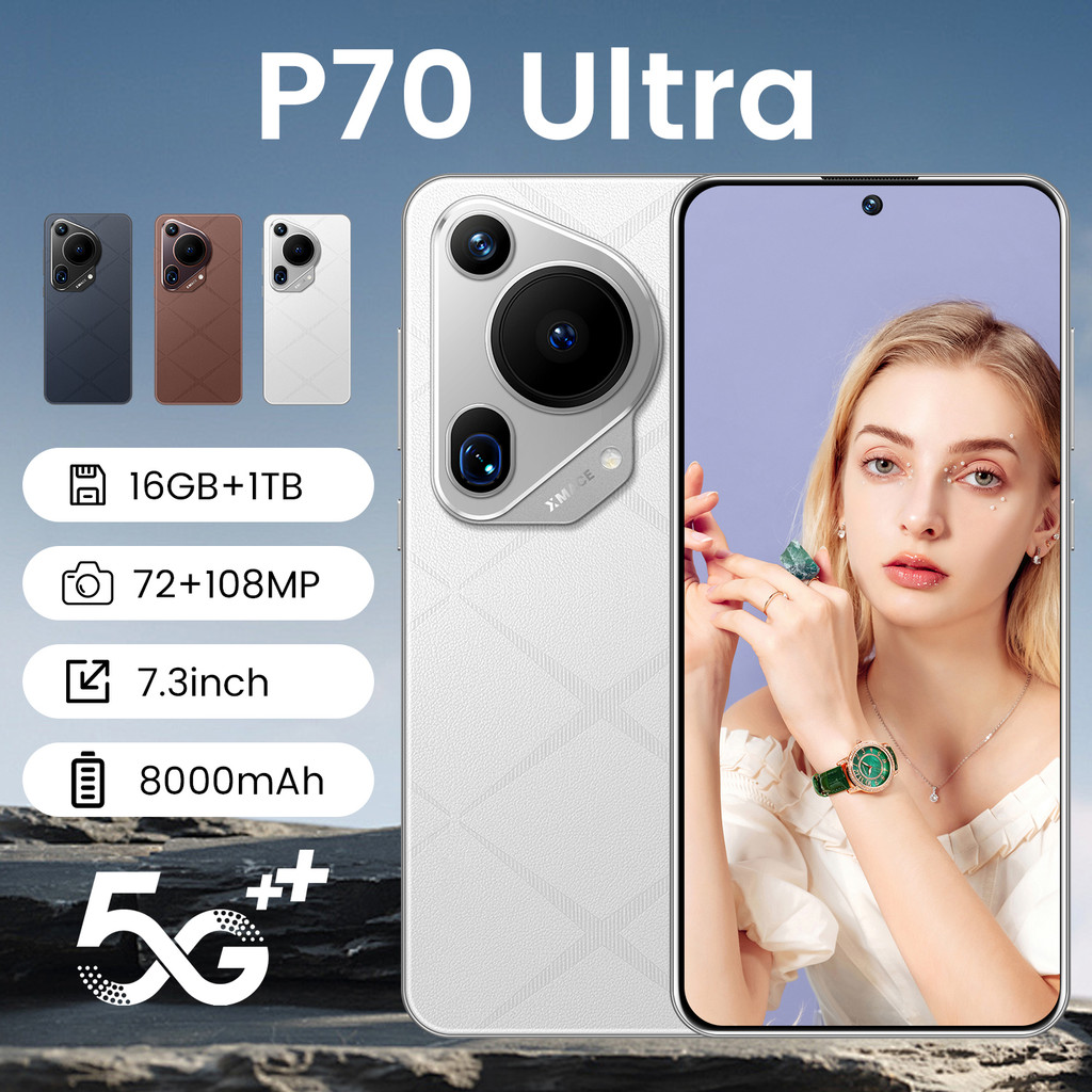 P70 Ultra 4G GSM perforated screen 16GB+1TB Android smartphone | Shopee ...