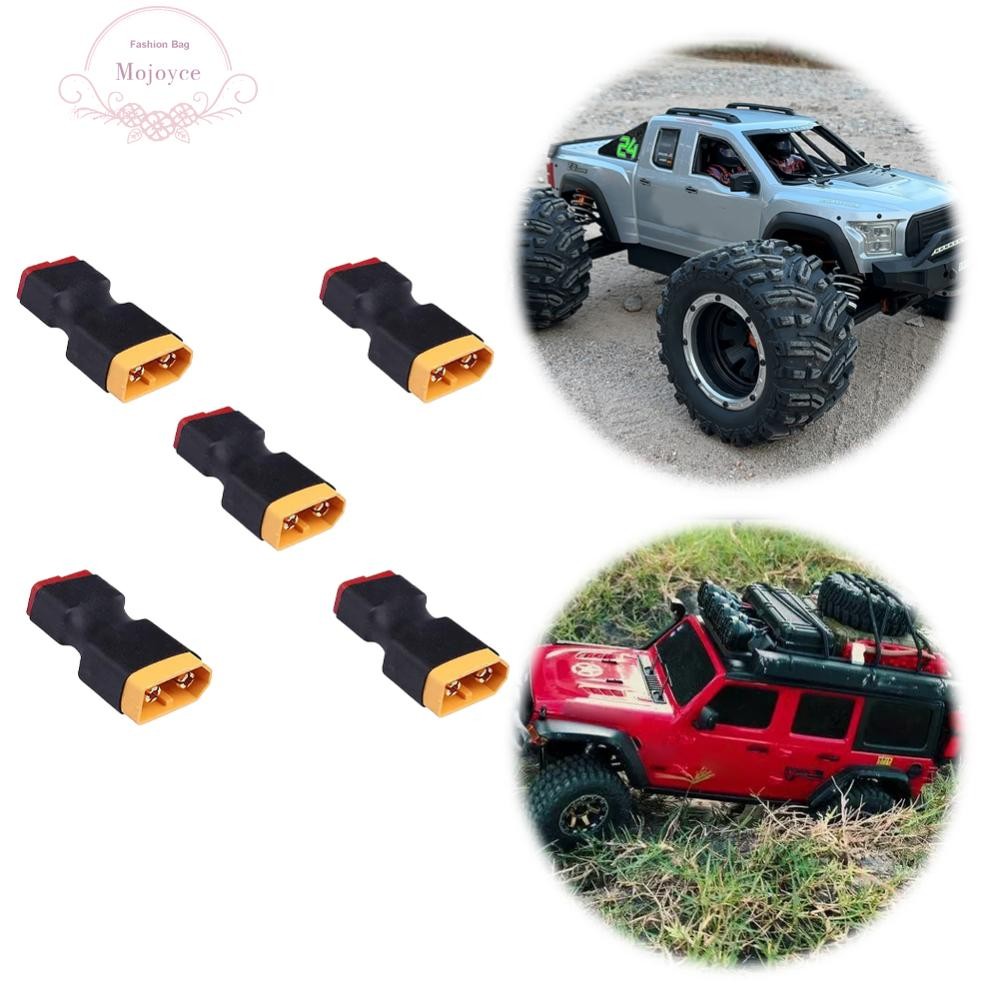 5 PCS XT60 Male to Deans Plug Female T Adapter RC LiPo Battery ...