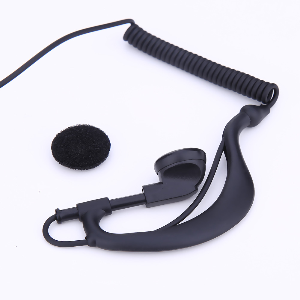 2 PIN Earpiece Headset PTT MIC for BAOFENG UV5R for KENWOOD HYT WOUXUN ...