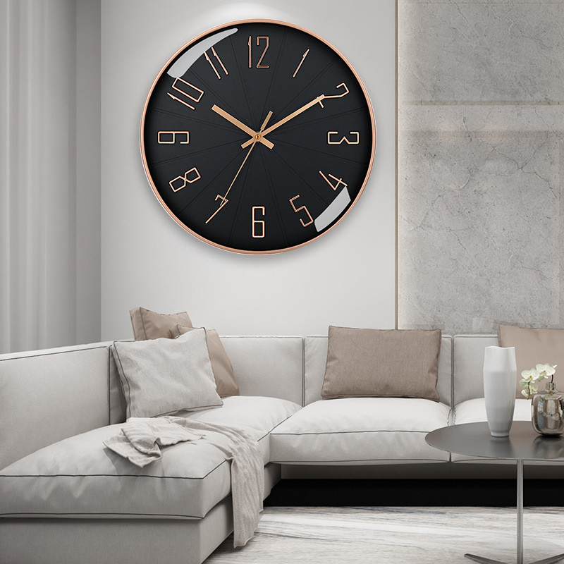 SENSI PIC#12inch Quartz wall clock living room round wall clock home ...