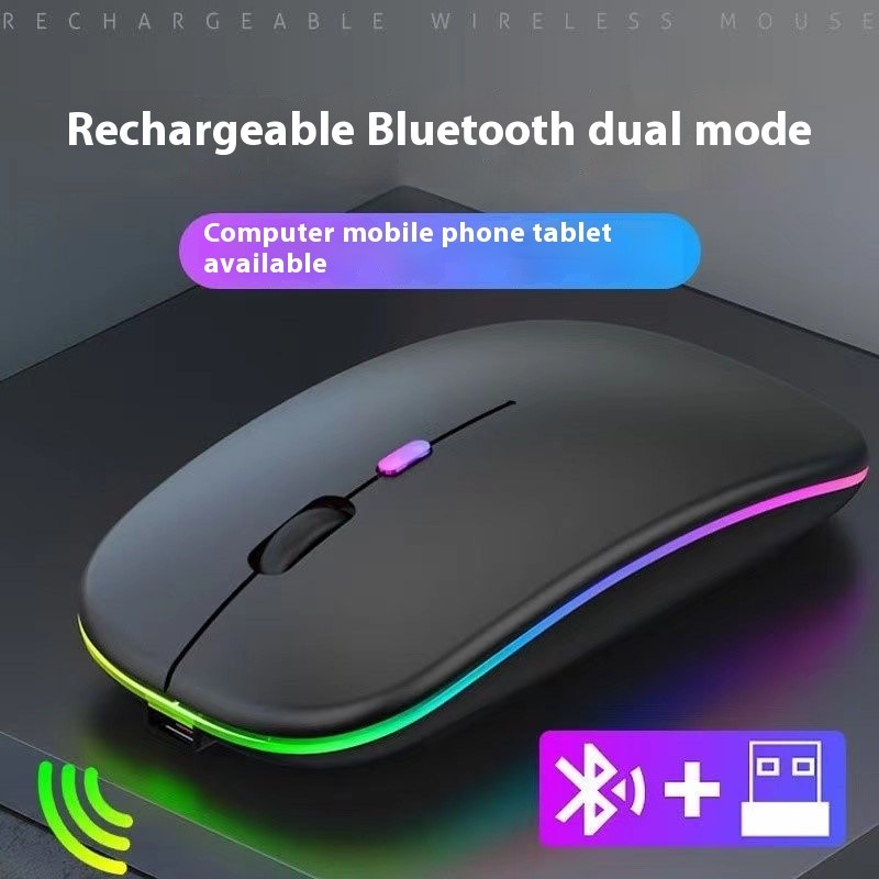 Bluetooth Mouse Mobile Tablet 2.4G Wireless Dual Mode Office Charging ...