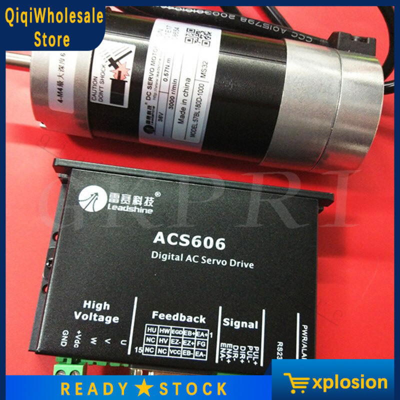 Inkjet printer Yaselan Allwin Human 24V DC servo motor 57BL180D-1000 ...