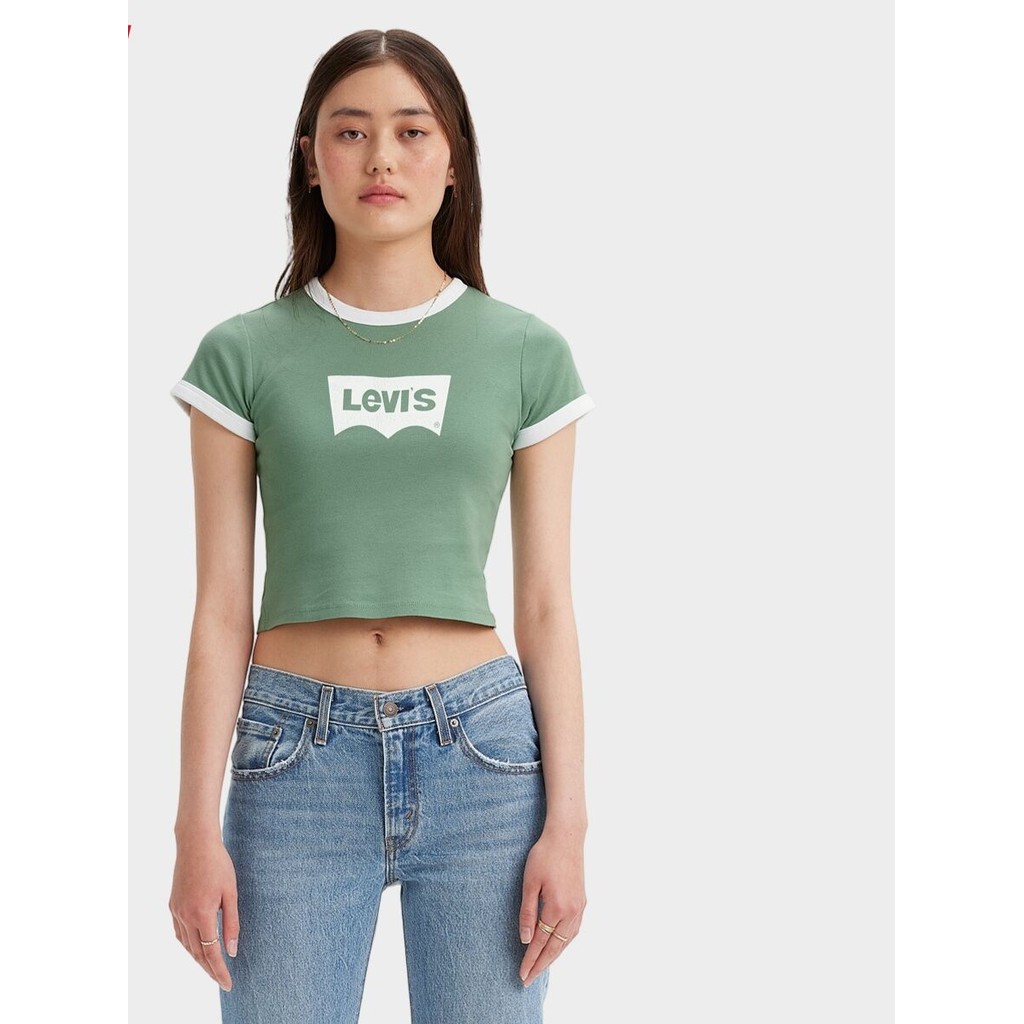 Levi's cropped shirt store