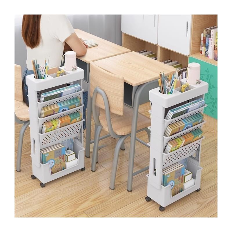 Small Cart Storage Rack Under Desk Book Storage Student Dormitory ...