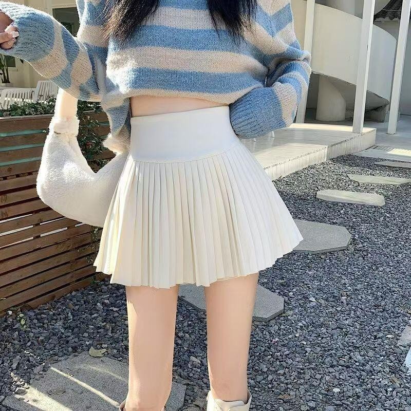 【Ready Stock】S-9XL Plus Size Korean Fashion High Waist Mini Pleated ...