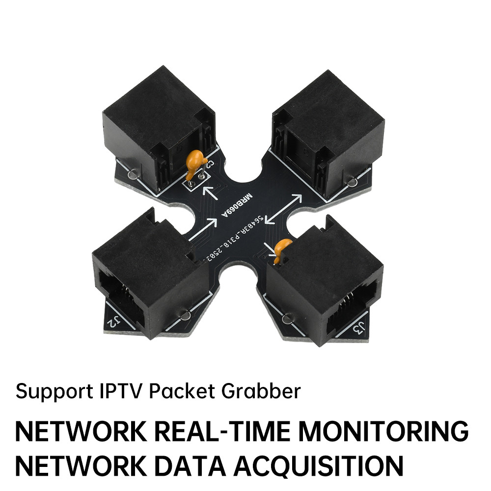 Pcbfun Throwing Star Lan Tap Network Monitor Iptv Source Monitoring ...