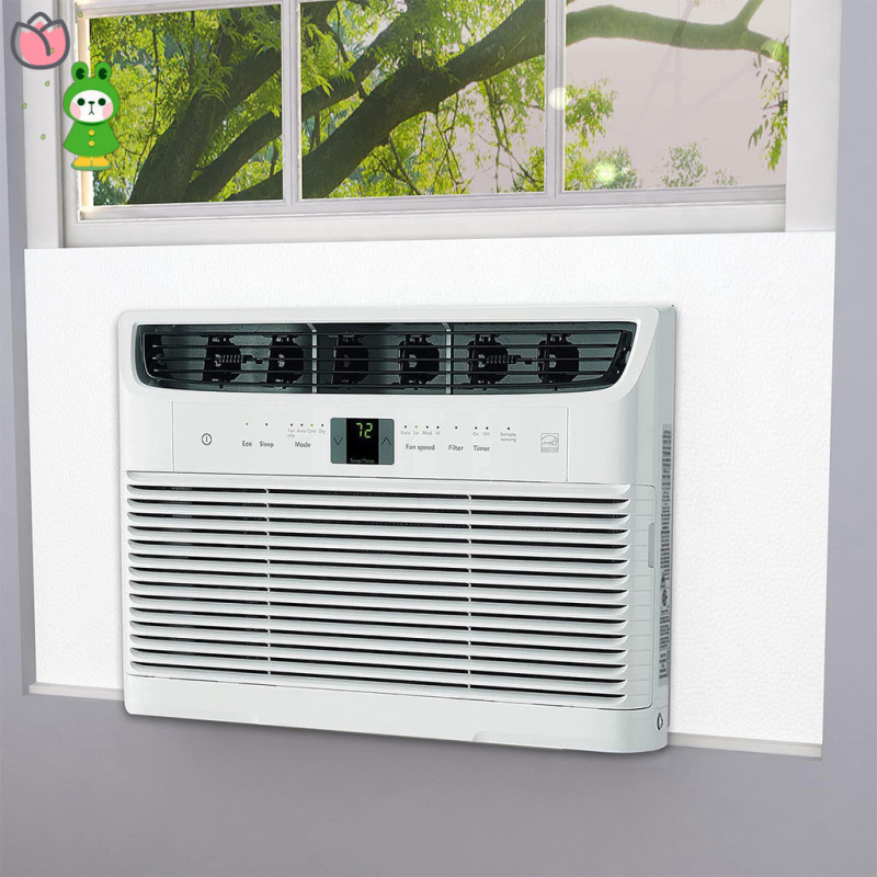 Window Air Conditioner Side Panels with Frame Window Air Conditioner