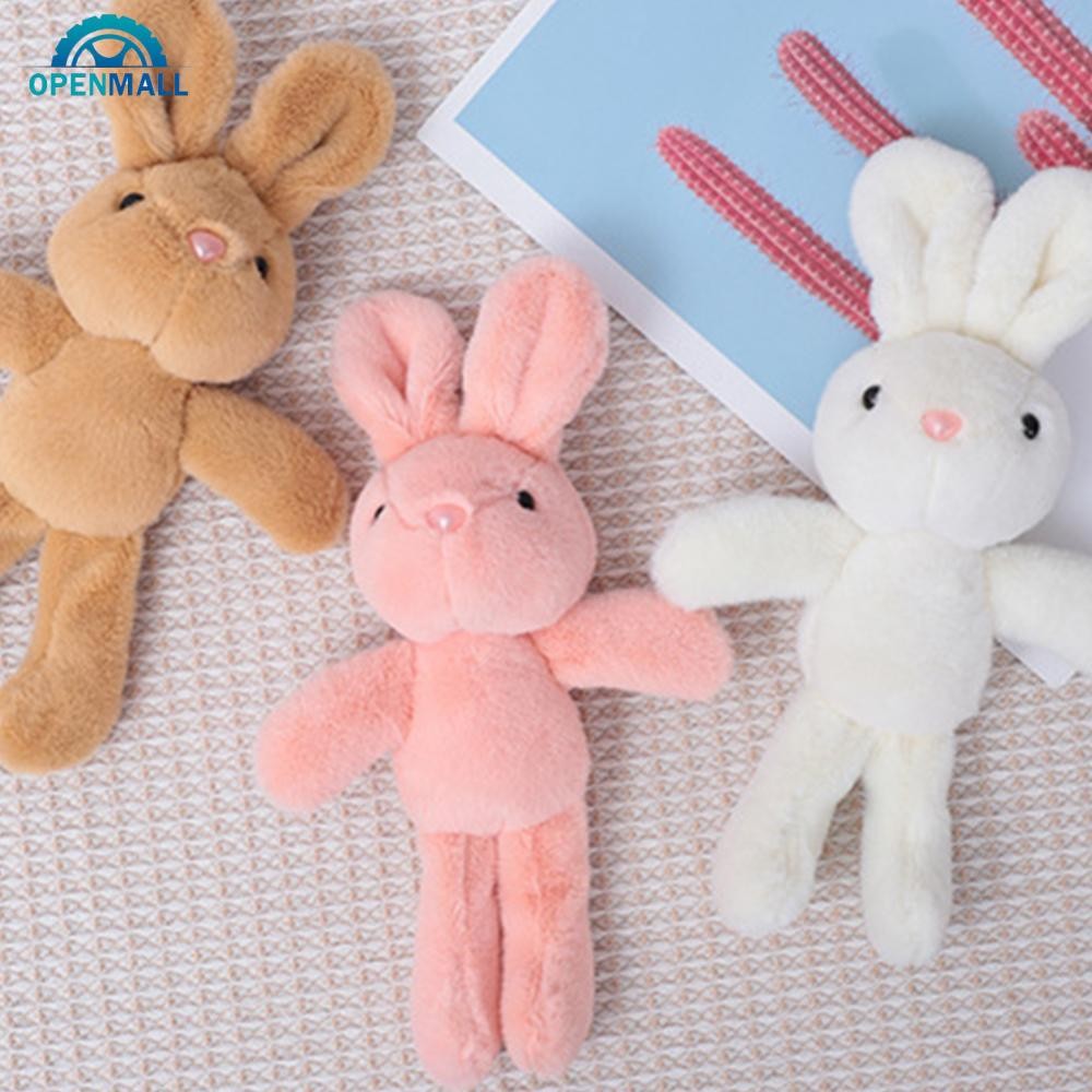 OPENMALL 25cm Cute Rabbit Plush Toy Soft Stuffed Bunny Doll Sleeping ...