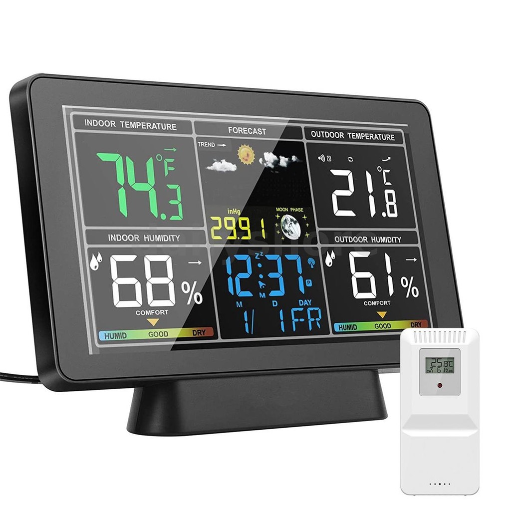 Multifunctional Color Screen Weather Forecast Electronic Alarm Clock ...