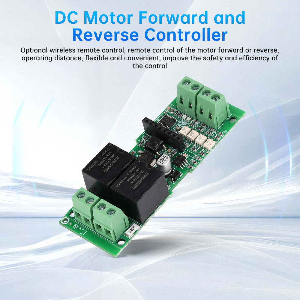 12V/24V 10A DC Motor Forward and Reverse Controller Module with ...