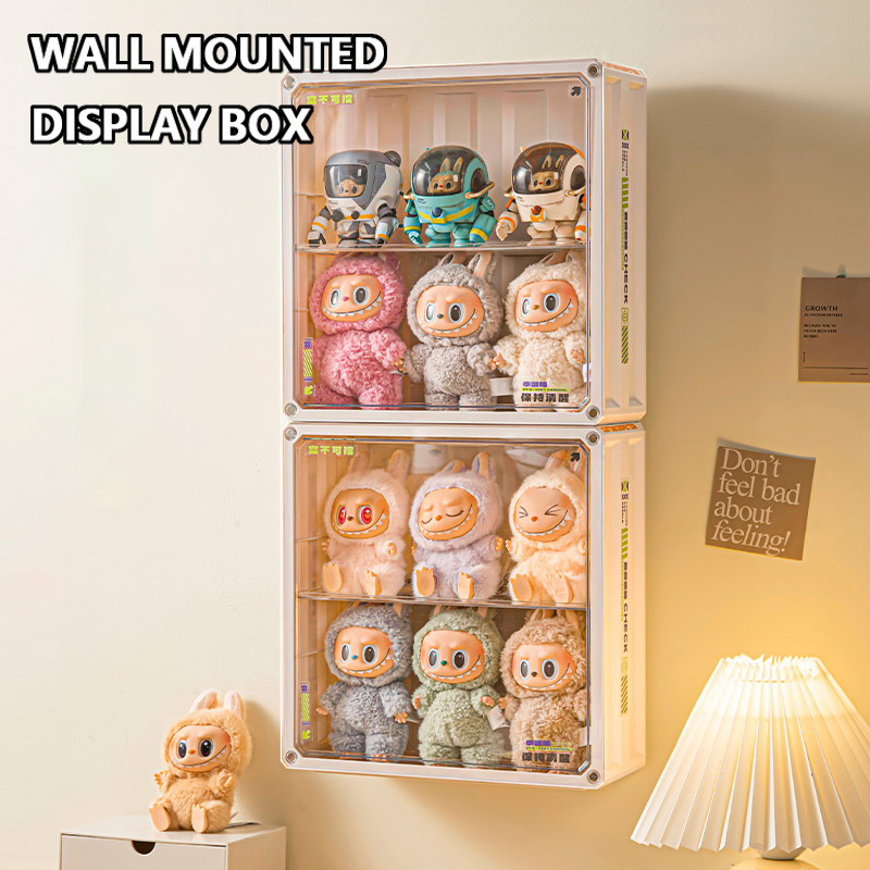 Popmart Acrylic Display Rack Wall Mounted Display Box Storage Stand ...