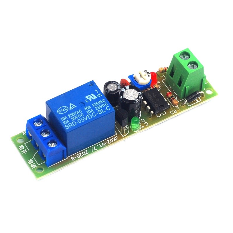 一5V12V24V power-on delay automatic disconnection relay module 555 ...