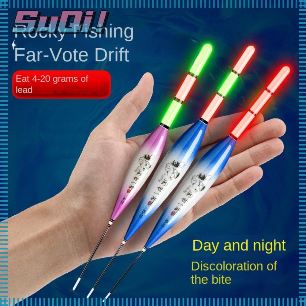 HISUQI Electronic Fishing Float, Indicator Slip Drift Tube Light Float