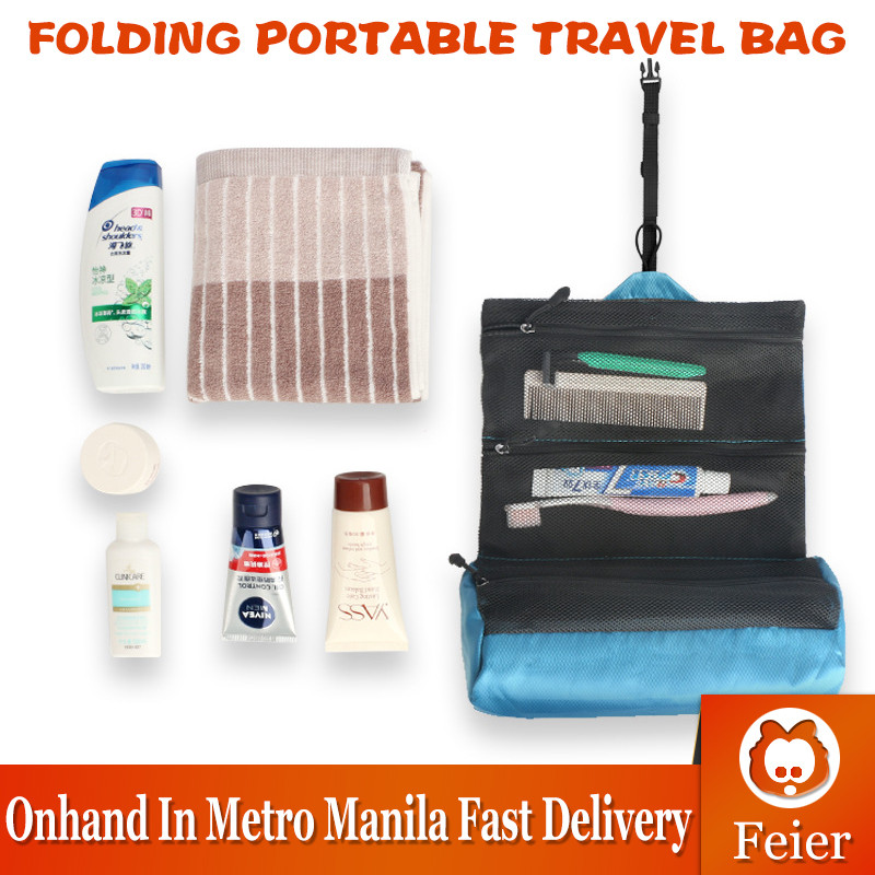 Toiletry Bag for Traveling Waterproof Foldable Hand Bag for Outdoor ...