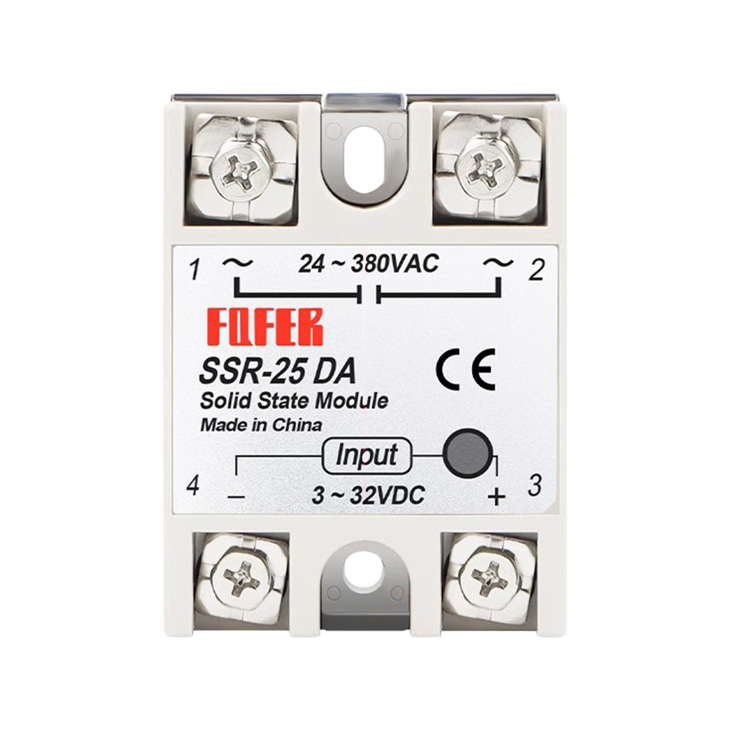 FQFER SSR-25DA 40DA 60DA 100DA Solid State Relay Single Phase Semi ...