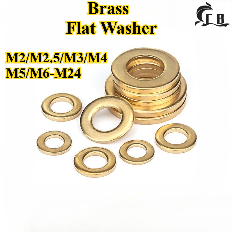 5pcs Copper Washer O-Ring Gasket Seal Ring Oil Gasket M4-M24 #B1
