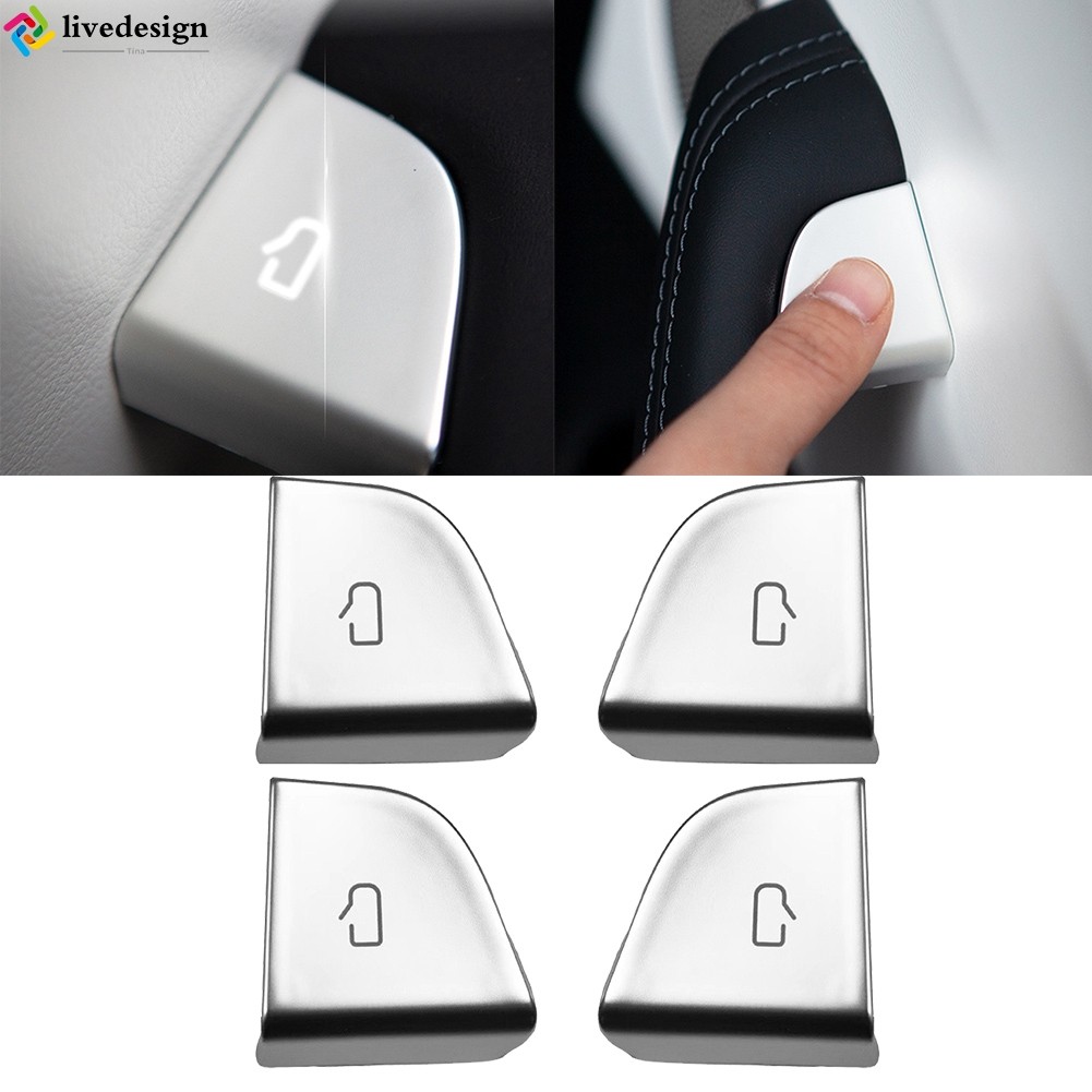 [livedesign] Car Door Button Stickers For Tesla For Model For Highland