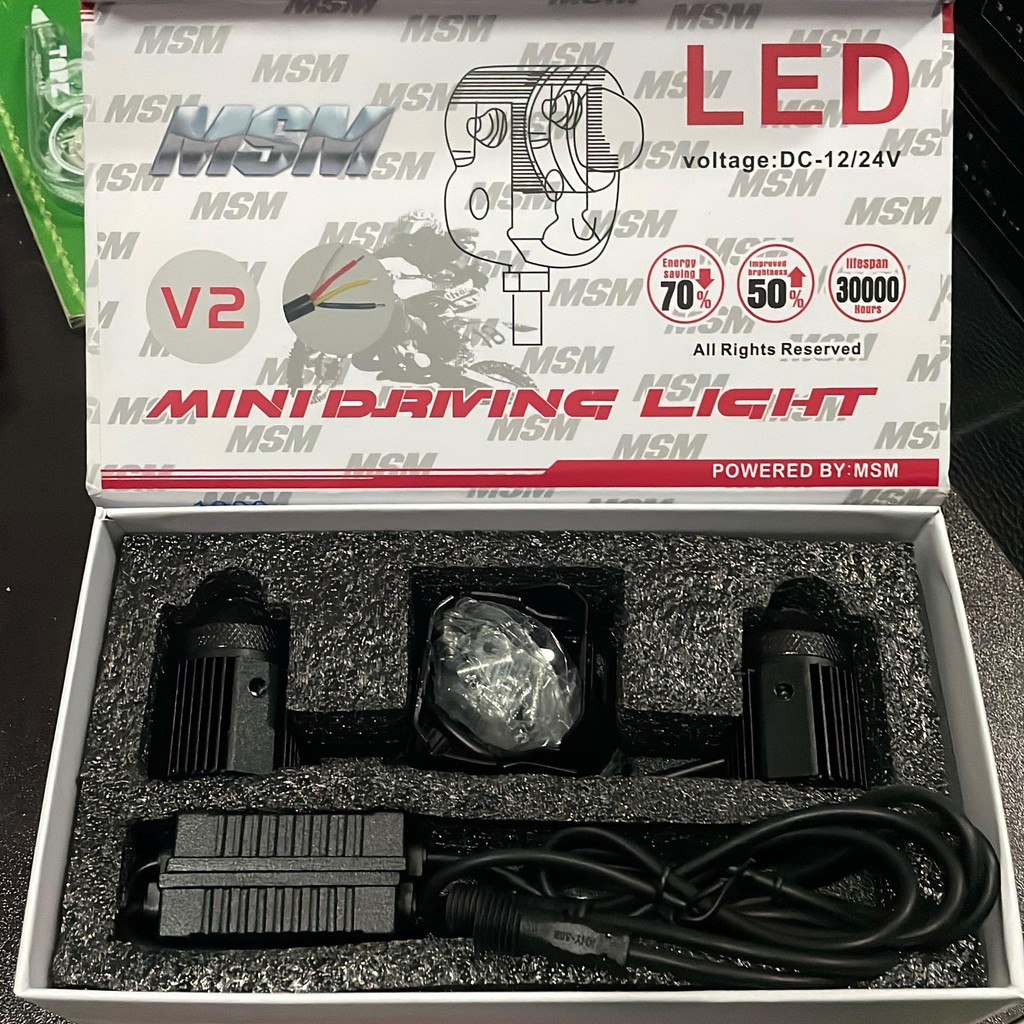 Mini Driving Light Powered By Korean LED Chip 3000 Lumens 20Watts ...