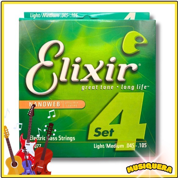 ghs M3045X LS Bass Guitar Strings 45-105 MED Long Scale