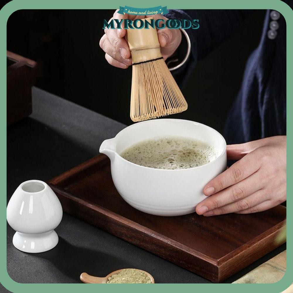 MYRONG Matcha Tea Set, Ceramic Smooth Matcha Bowl, High Quality Large ...
