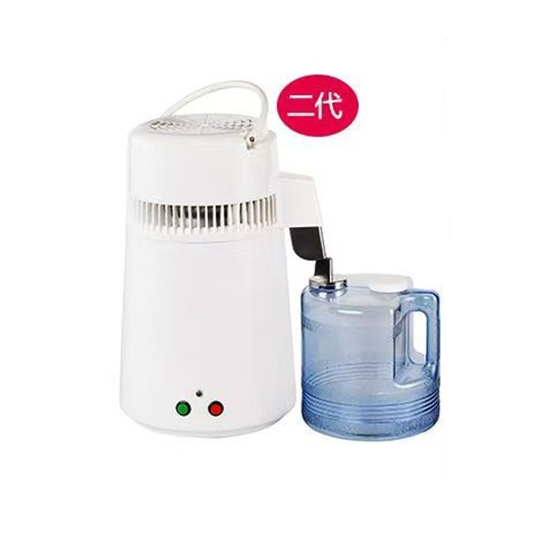 4L white color plastic water distiller distilled water generator ...