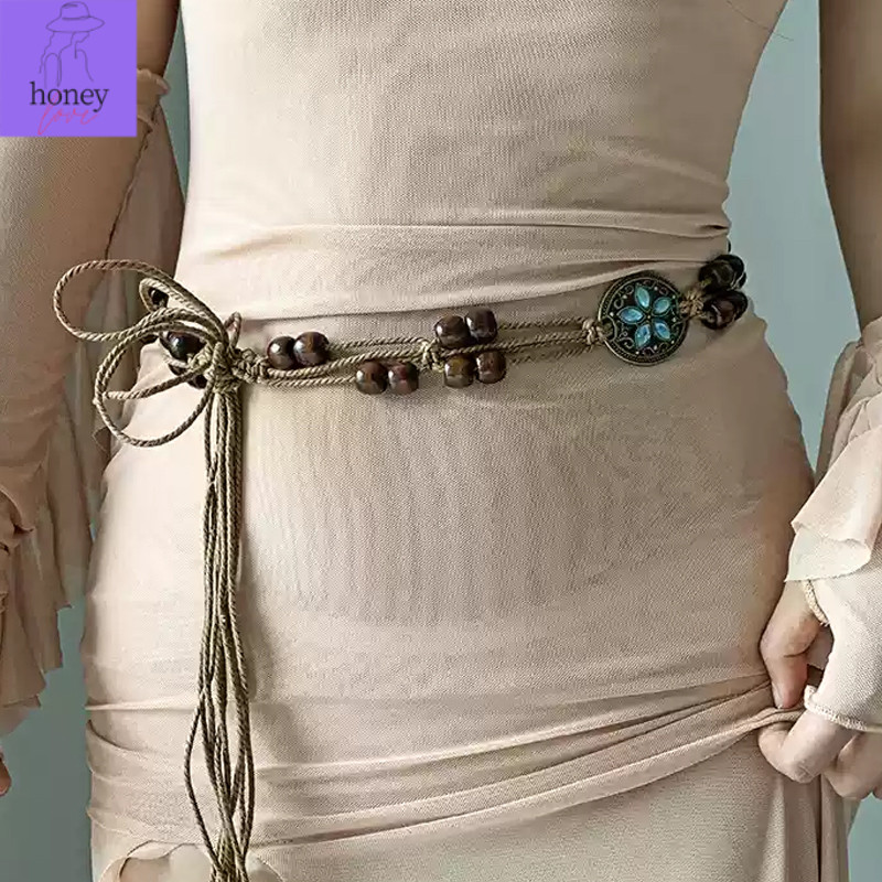 Bohemian Woven Waist Rope Women Versatile Waist Accessory Retro Waist ...