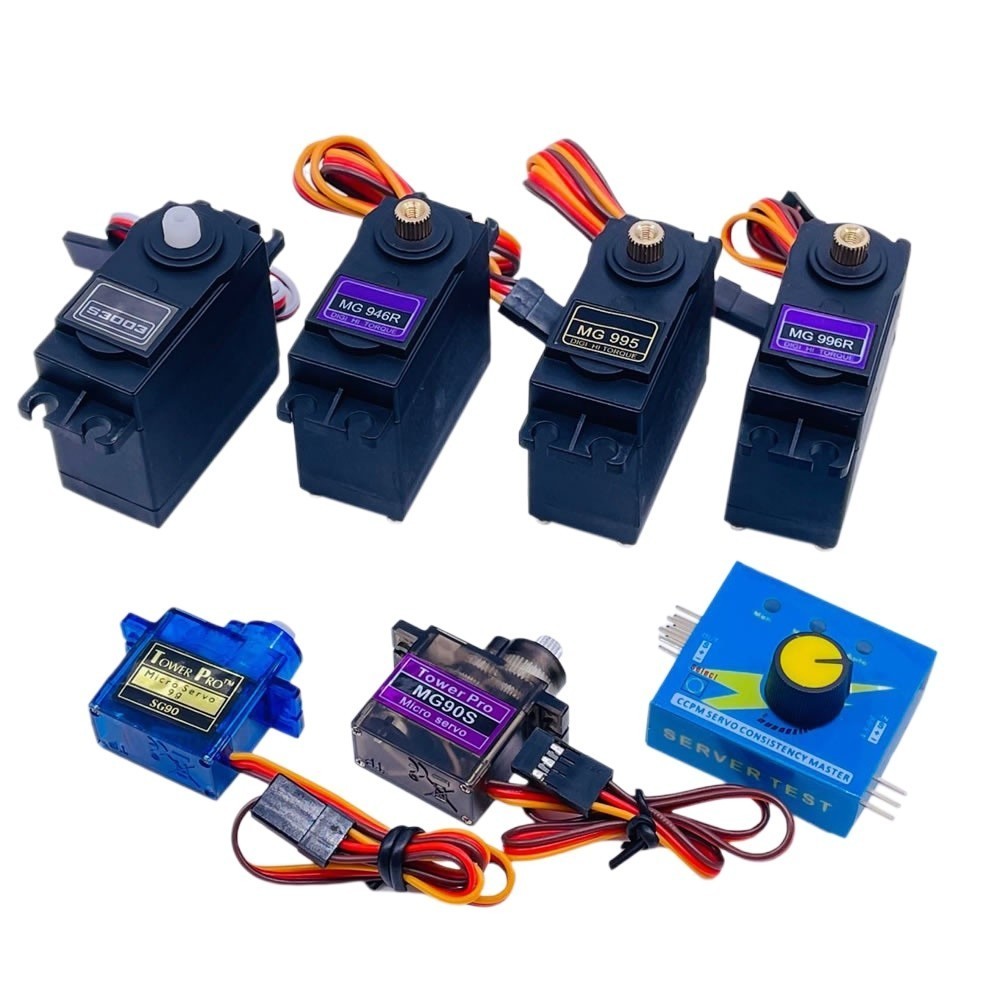 COD☆Servo SG90/MG90S/MG995/996R Helicopter QC Module Remote Control ...