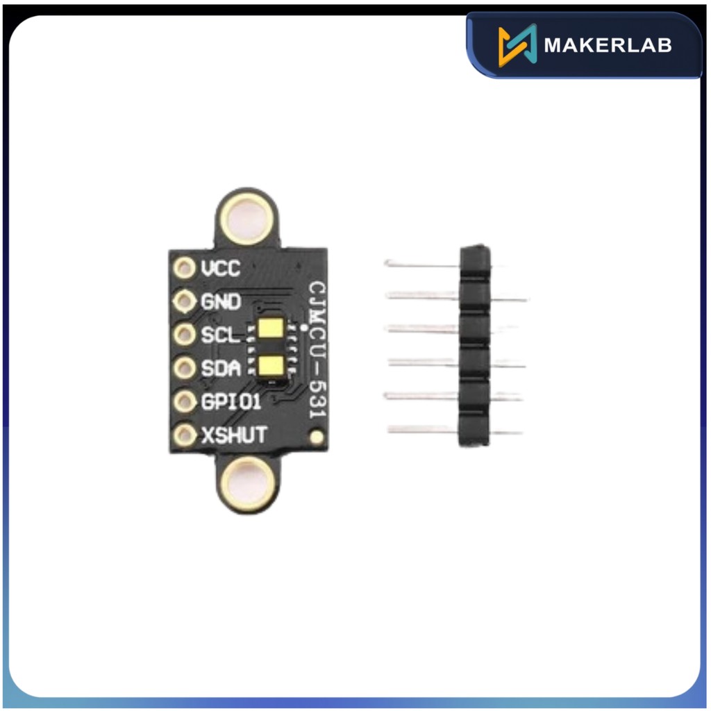 CJMCU-531 VL53L0X Laser Ranging Flight Time Sensor Module Distance ...