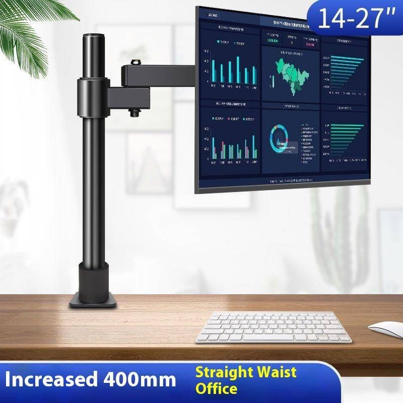 Lcd Computer Screen Monitor Stand Lifting Retractable Universal ...