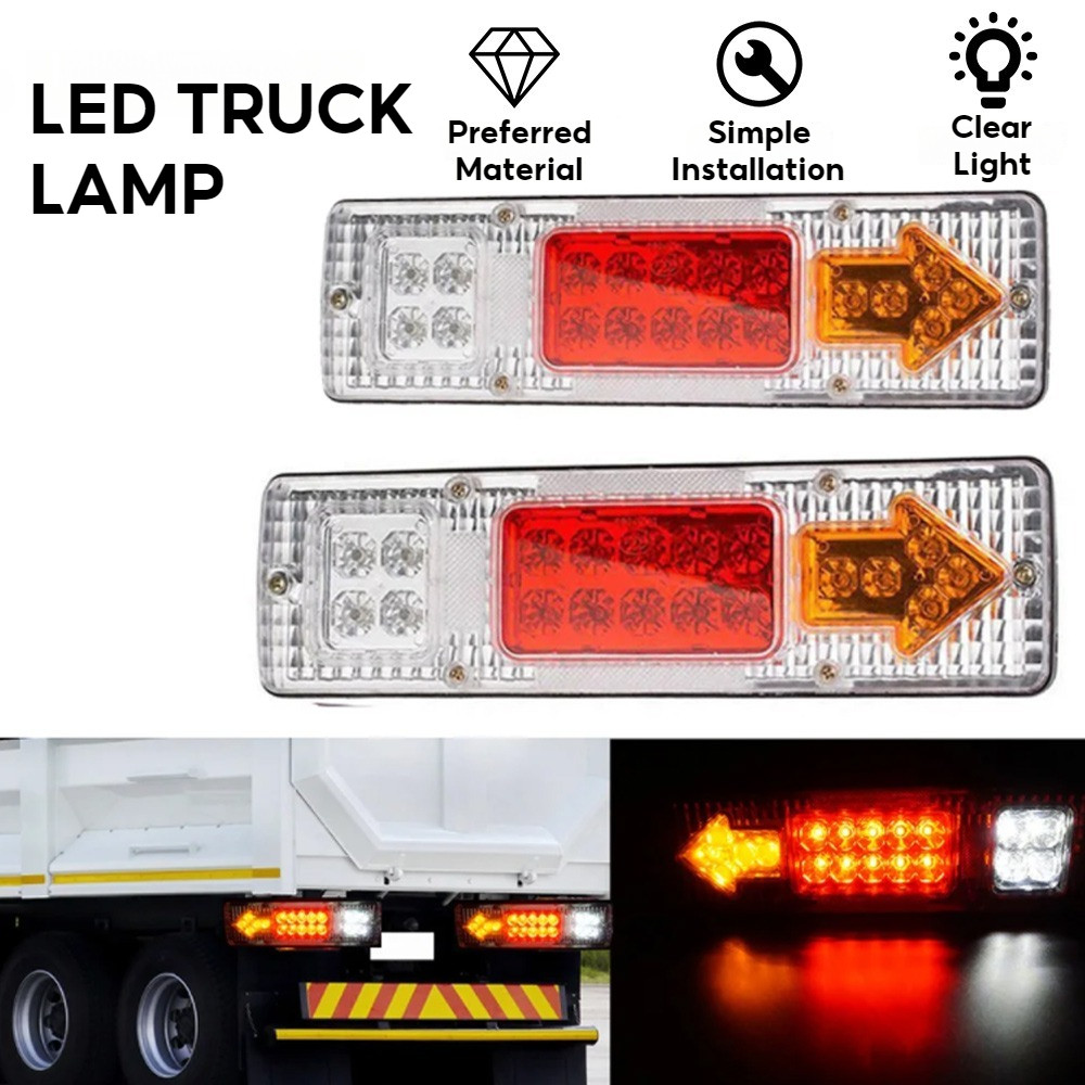 Trailer Indicator Rear 12V Brake Truck Turn 24V Lorry Led Signal Lights ...