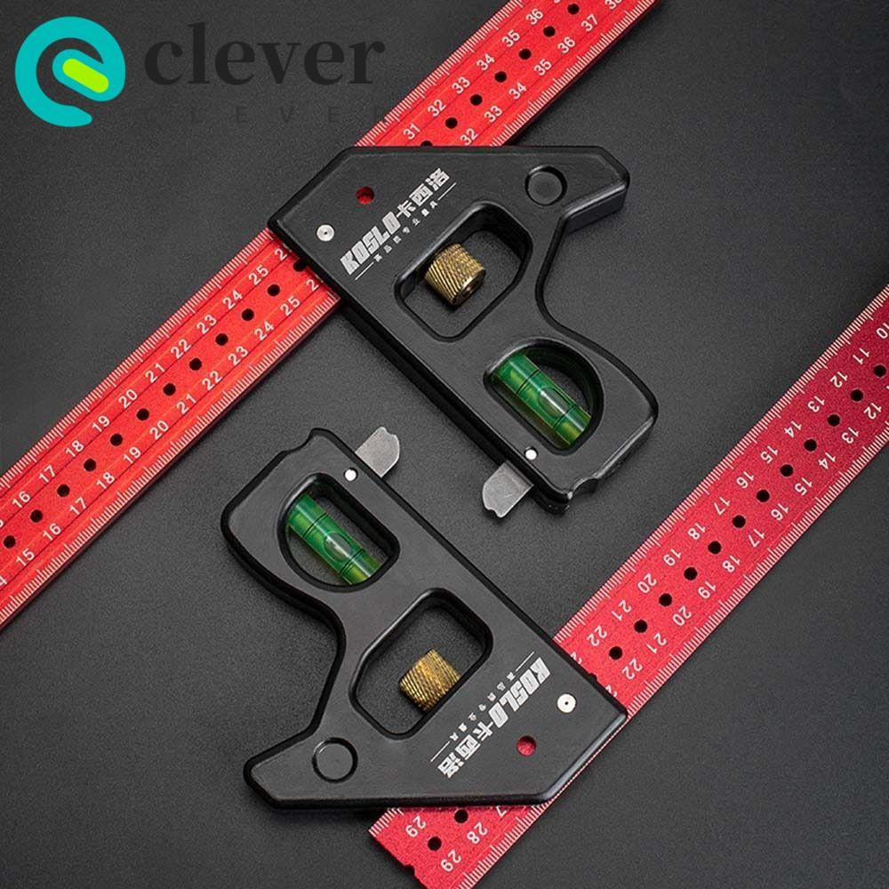 CLEVER Combination Right Angle Ruler, 30/40cm Movable Level Gauge ...