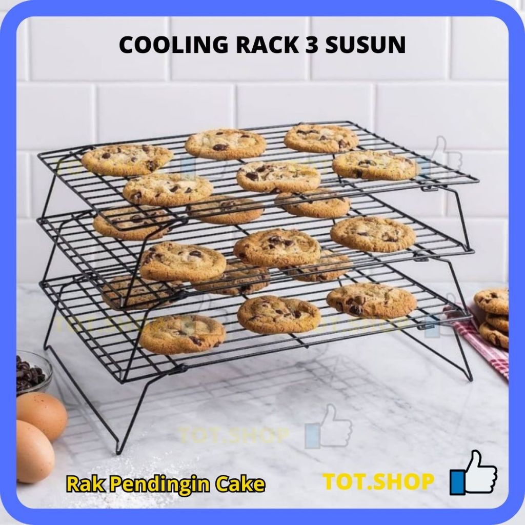 Cooling Rack 3-Tier Cake Cooling Rack / Cooling Rack Cake Grill Rack ...