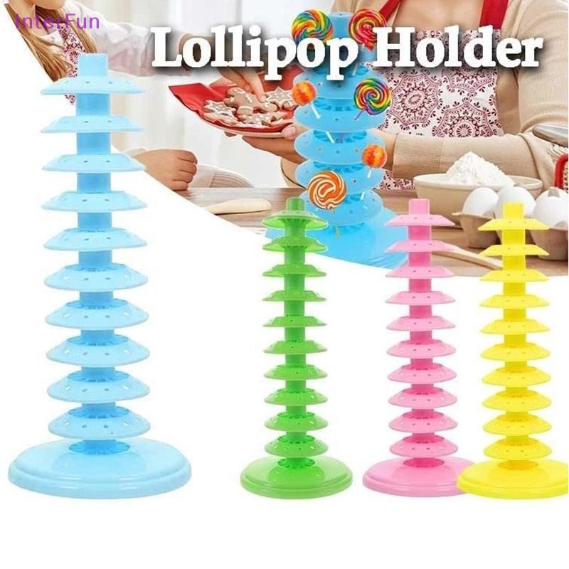 hot 5/8/10 Layer Lollipop Display Stand Cake Pops Holder Tabletop Rack ...